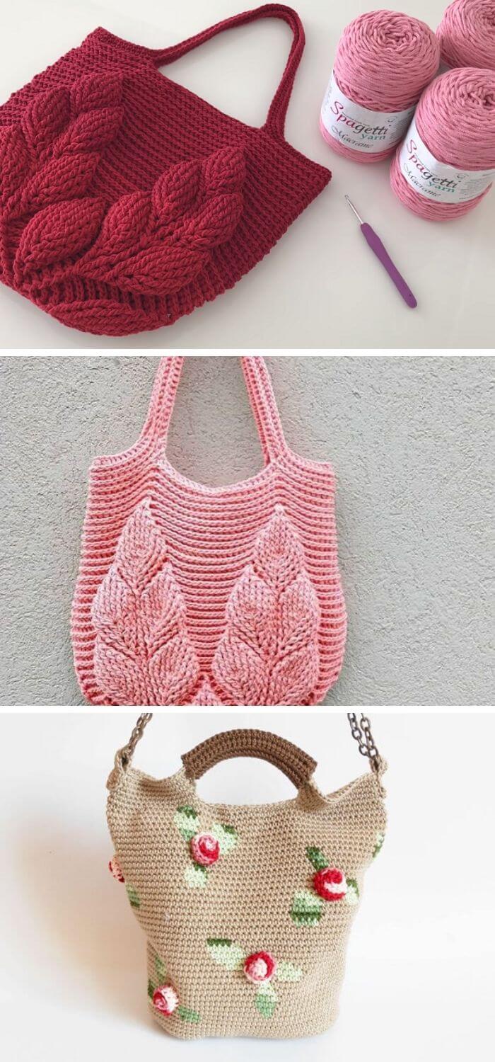 Crochet 3D bag