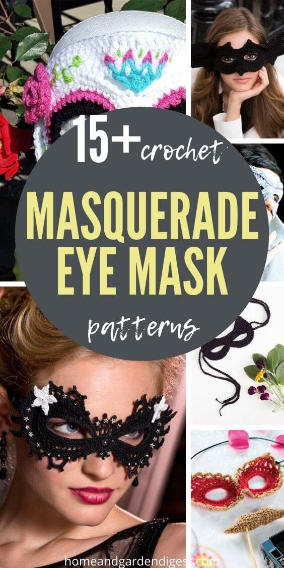 15 Masquerade Beauty Crochet Eye Mask Patterns