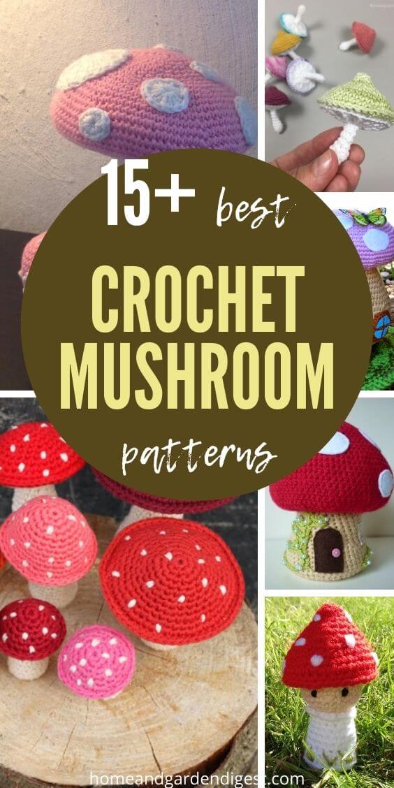 15 Amigurumi Crochet Mushroom Softies Free and Paid Patterns