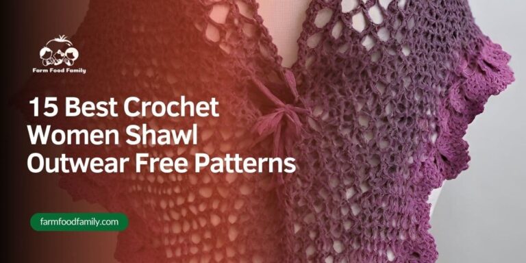 15 Best Crochet Women Shawl Outwear Free Patterns
