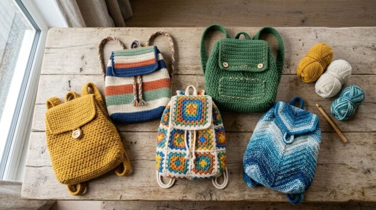 14 Free Crochet Backpack Patterns From Real Designers (Kids & Adults)