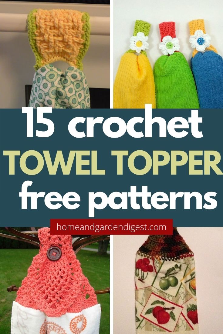 15 Beautiful Towel Topper Free Crochet Patterns