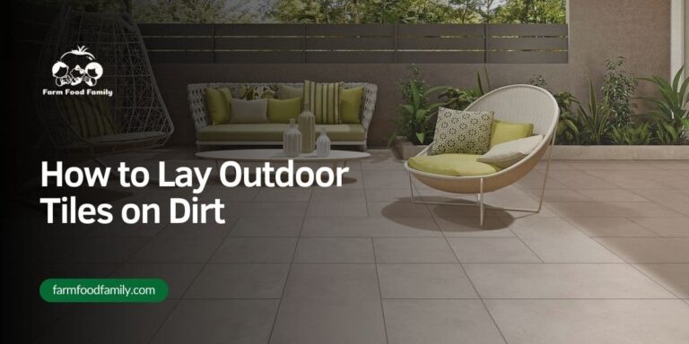 How to Lay Outdoor Tiles on Dirt