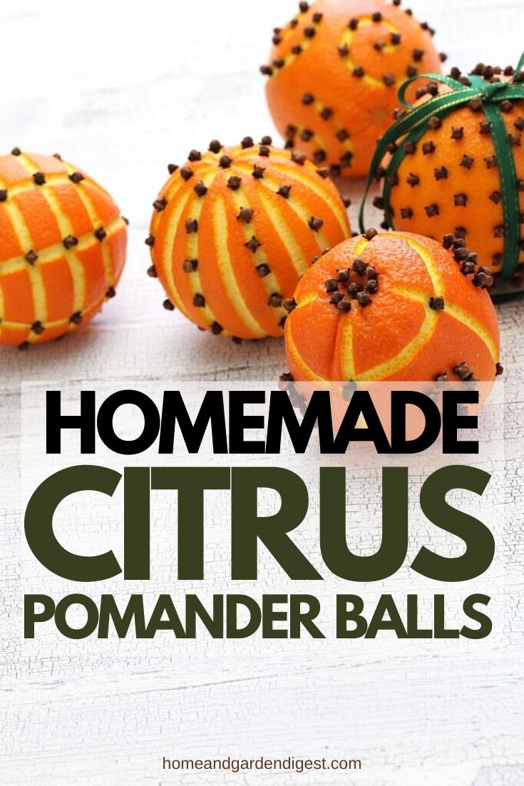 Homemade Citrus Pomander Balls