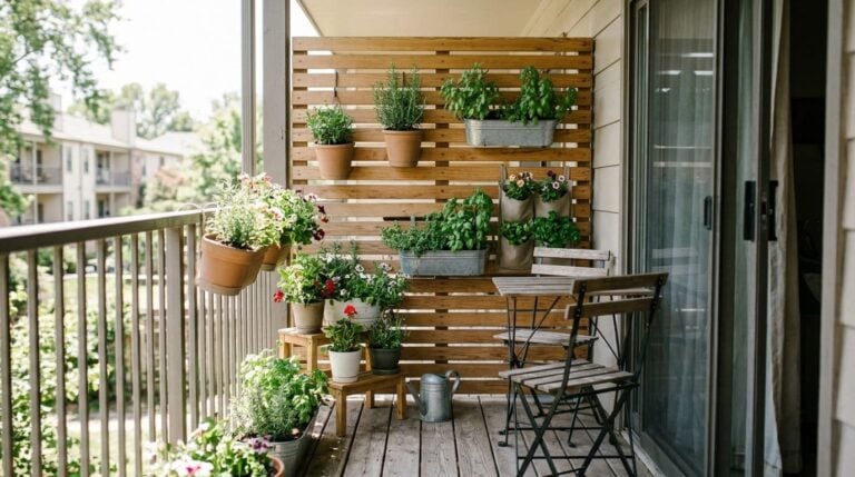 20 Lush Balcony Garden Ideas (Lightweight, Wind-Ready, and Pet-Safe)