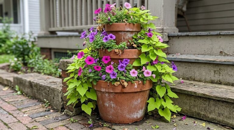 20 Eye-Catching DIY Flower Tower Ideas (Stable, Well-Drained, and Easy to Water)