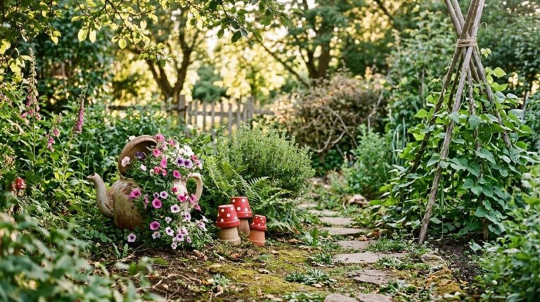 20 Delightful Whimsical Garden Ideas From Things You Already Own