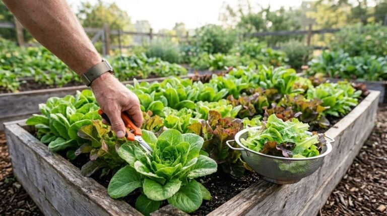 How To Grow Lettuce & Harvest Lettuce So It Keeps Growing