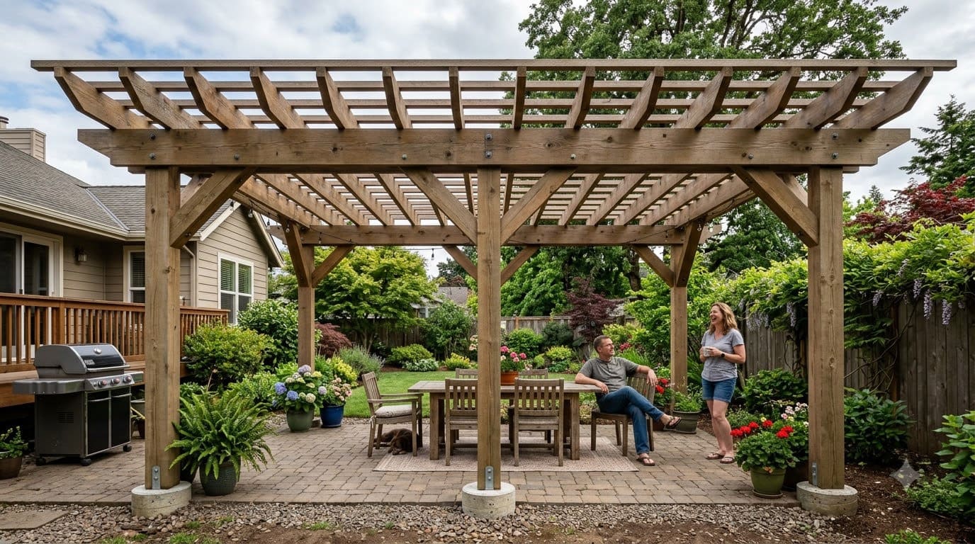 32+ Brilliant DIY Pergola Ideas and Plans (Plus the Structural Rules Most Guides Skip)