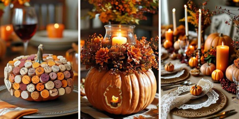 38+ Creative Fall Centerpiece Ideas for a Cozy Table Setting