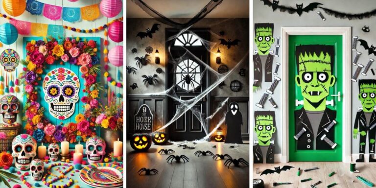 30+ Spooky Halloween Door Decoration Ideas (Plus How to Hang Them Without Wrecking Your Door)