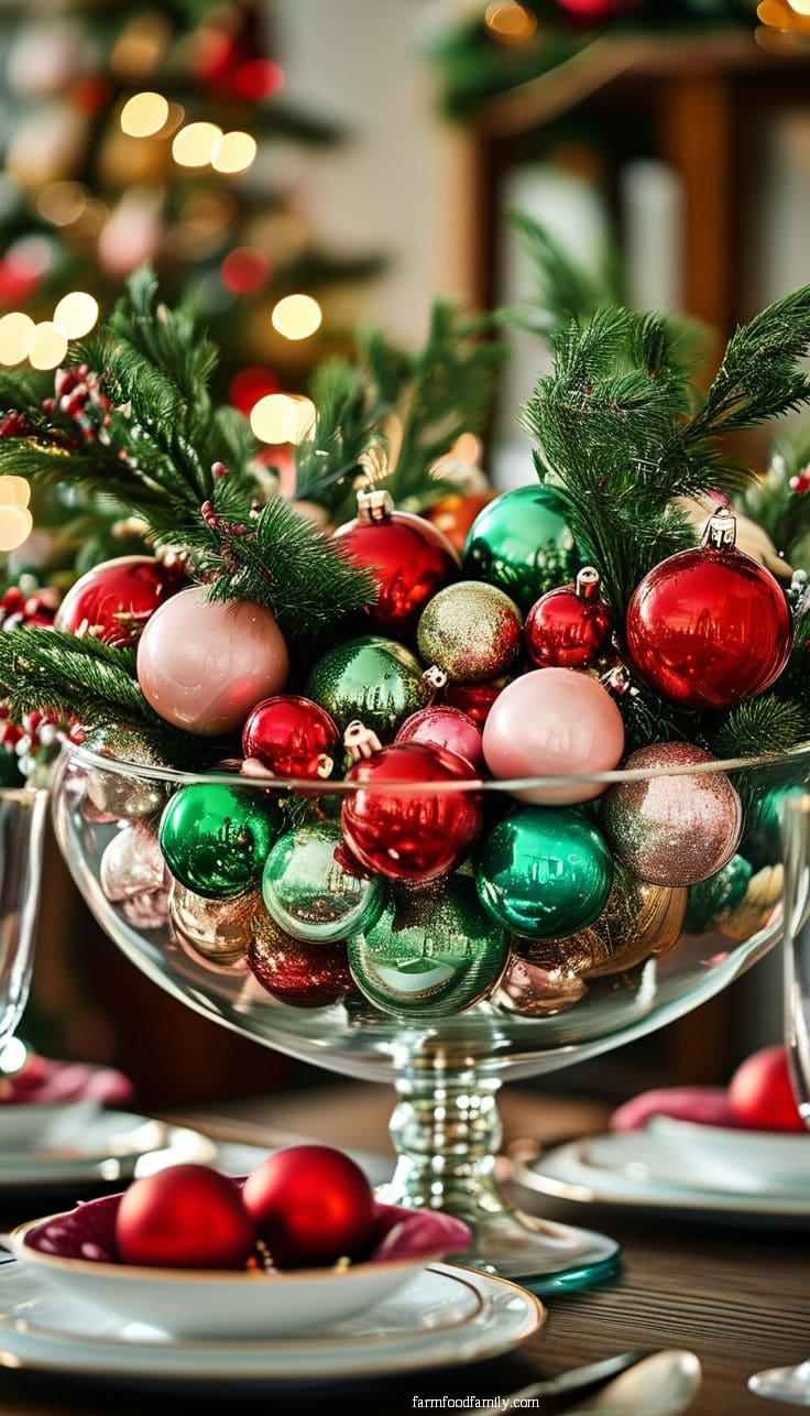2 Christmas Centerpiece Ideas