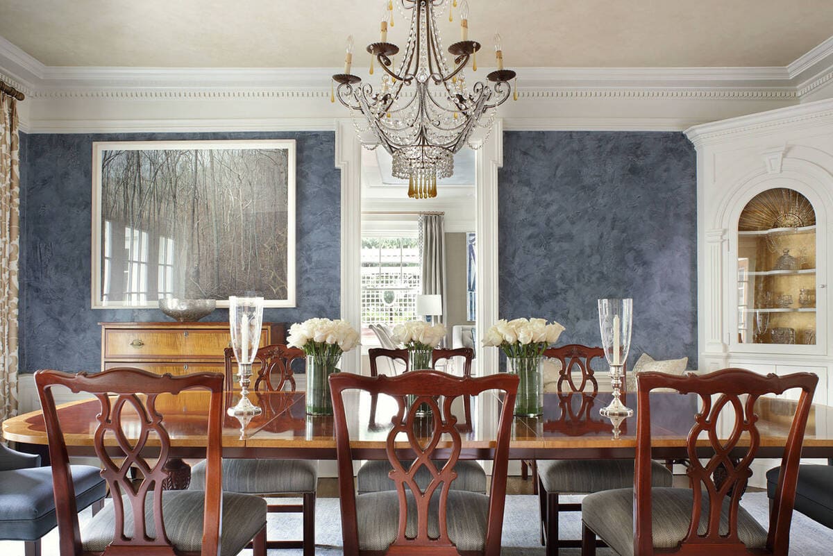 Try an angled furniture arrangement.