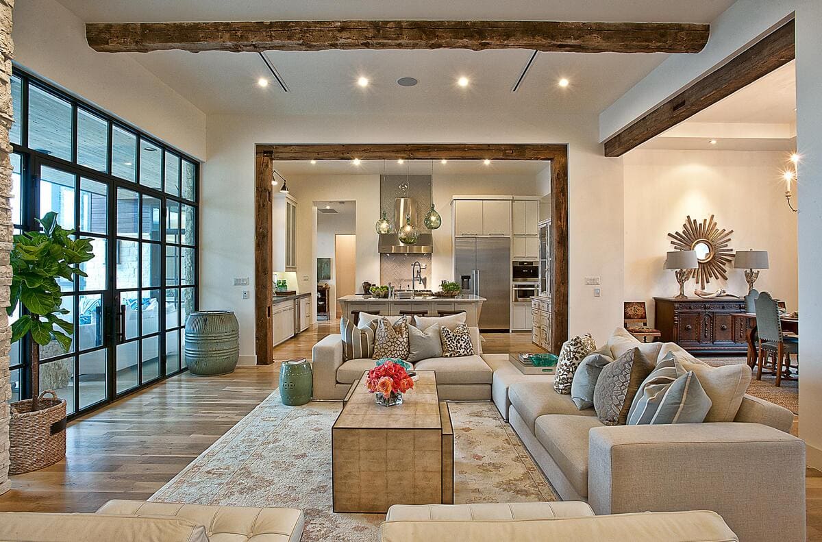 Connect to the hallway in the small living room.
