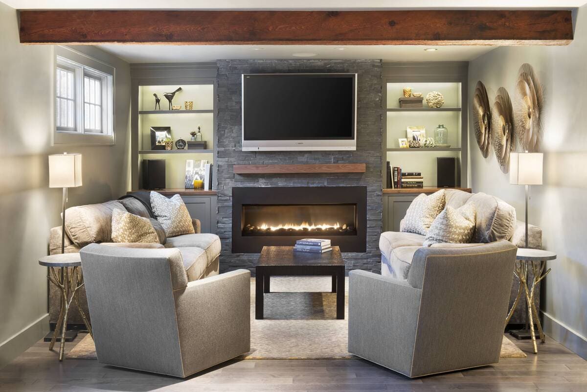 Wall-mount your TV and conceal it. 