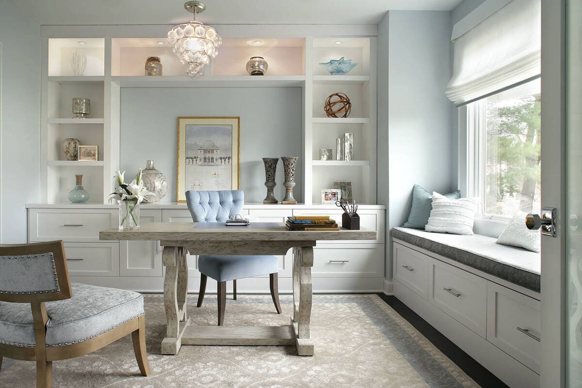 The power of paint in the small living room ideas. 