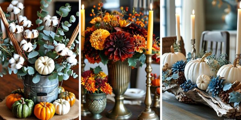 40+ Elegant Thanksgiving Centerpiece Ideas For a Memorable Feast