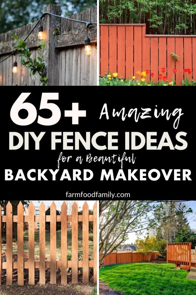95+ Cheap and Easy DIY Fence Ideas For Your Backyard, or Privacy
