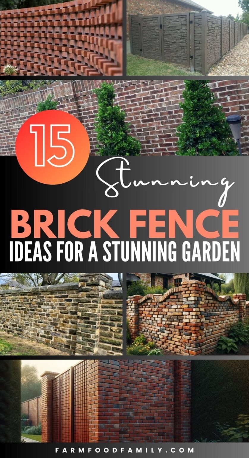 15 Creative Brick Fence Ideas to Boost Curb Appeal (2026)