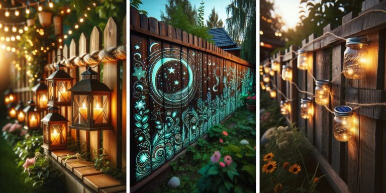 45 Creative Fence Lighting Ideas for a Magical Outdoor Space