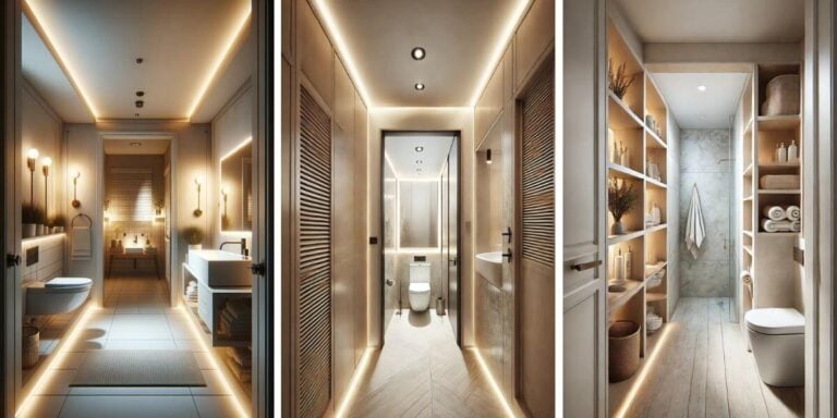 15 Brilliant Long and Narrow Bathroom Ideas That Maximize Space