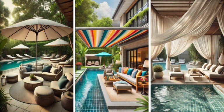 15+ Charming Pool Shade Ideas for a Cozy Retreat