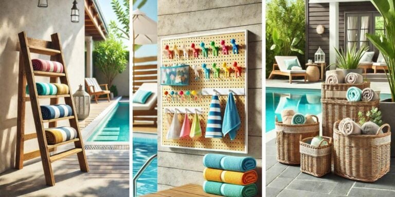 15 Clever Pool Towel Storage Ideas to Keep Your Poolside Tidy