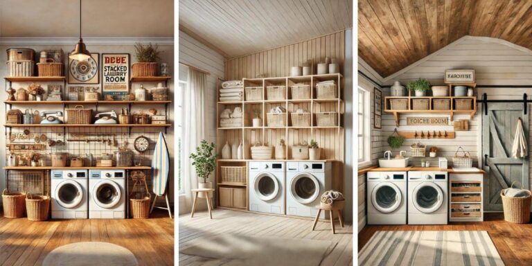 15 Genius Stacked Laundry Room Ideas to Maximize Space