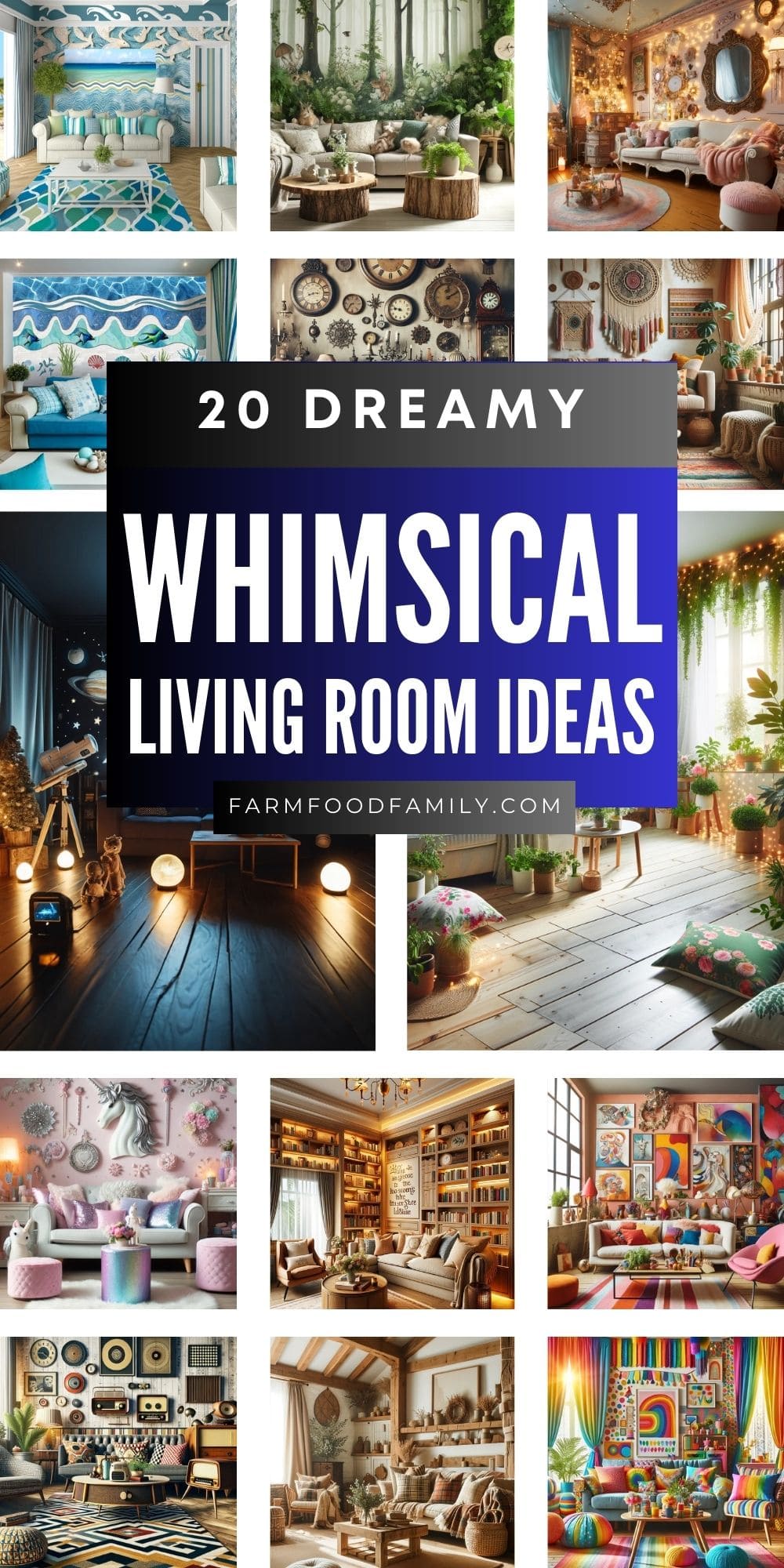 20 Captivating Whimsical Living Room Ideas for a Cozy Retreat