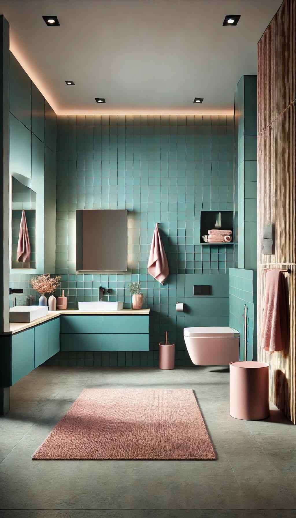 15+ Affordable Teal Bathroom Ideas That Look Luxurious (2024)