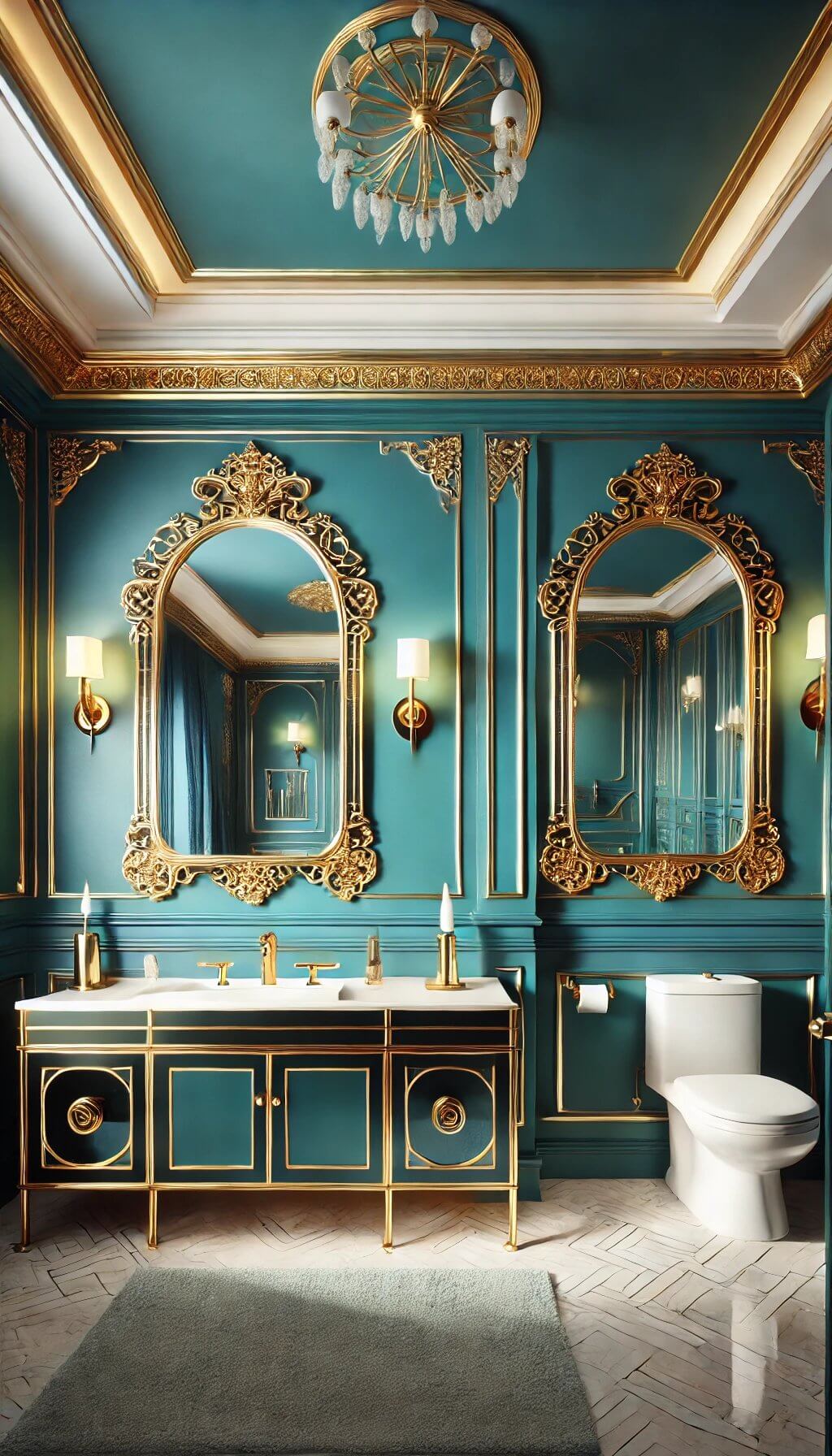 15+ Affordable Teal Bathroom Ideas That Look Luxurious (2024)