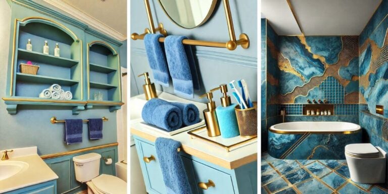 15+ Elegant Blue and Gold Bathroom Ideas for Instant Luxury