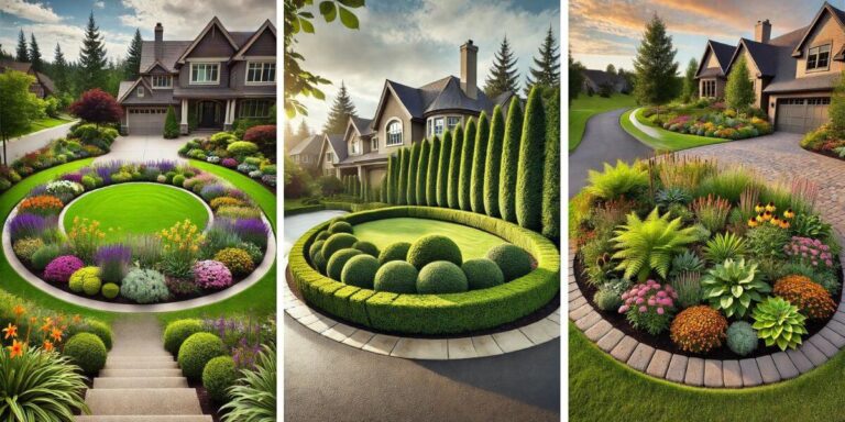 20+ Gorgeous Half Circle Driveway Ideas to Boost Your Curb Appeal