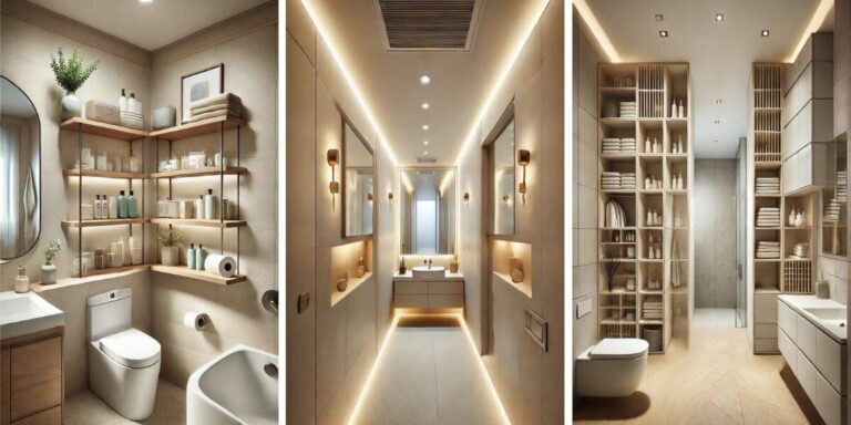 20 Genius Narrow Bathroom Ideas That Boost Functionality