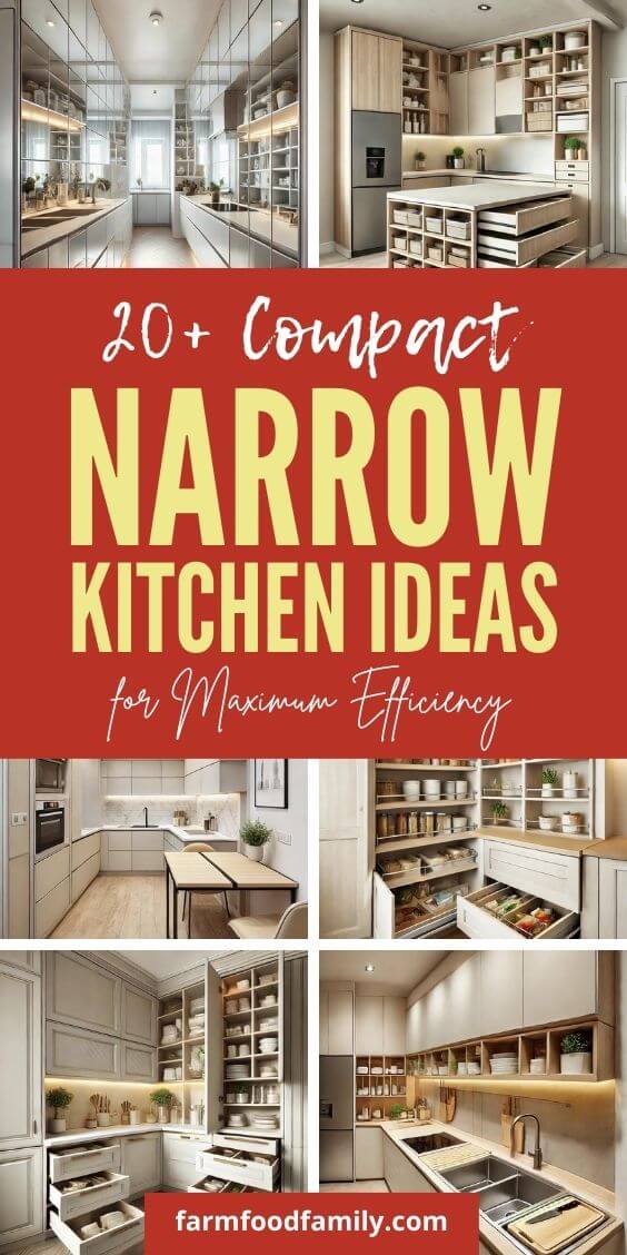 20 Brilliant Narrow Kitchen Ideas to Maximize Space (2024)