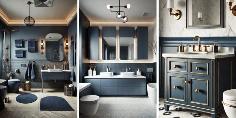 45+ Bold Navy Blue Bathroom Ideas (Plus When to Skip It)