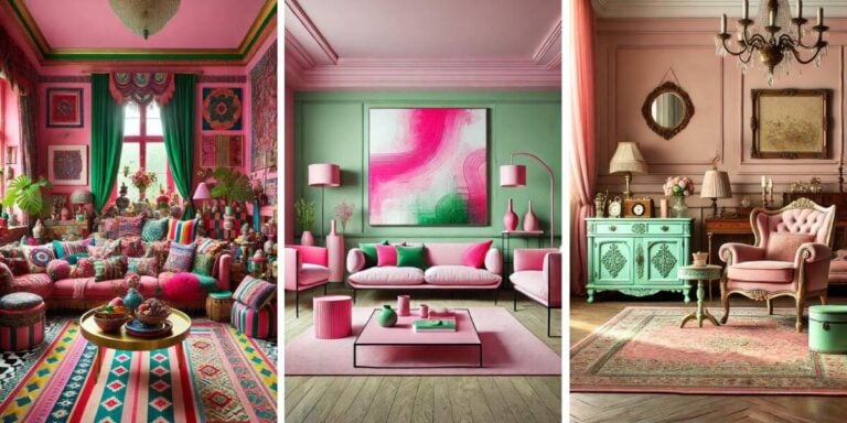 20 Stunning Pink and Green Living Room Ideas That Will Inspire You