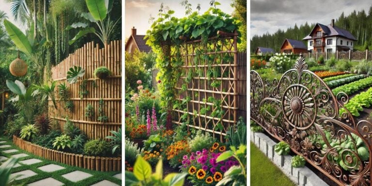 15 Practical Vegetable Garden Fence Ideas That Work Wonders