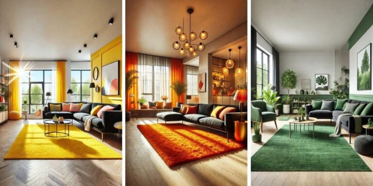 What Color Rug Goes With Black Couches (15 Options)