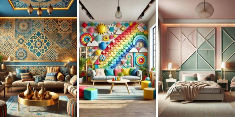 25+ Elegant Geometric Accent Wall Ideas to Make Any Room Stand Out