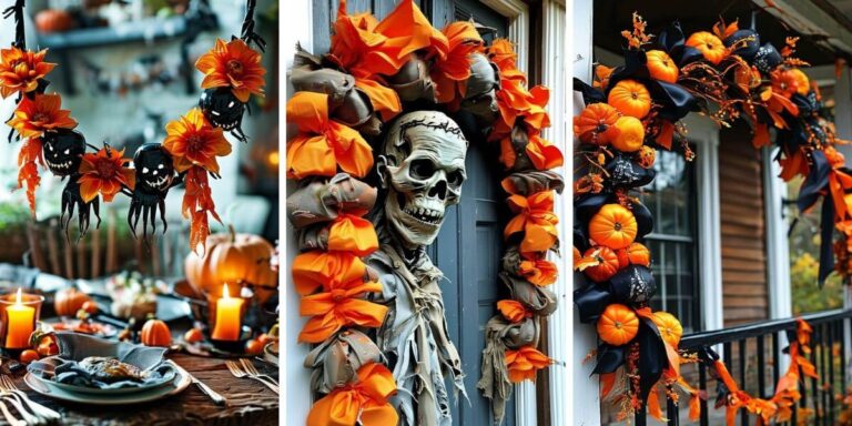 20 Amazing Halloween Banner and Garland Ideas to Make Your Party Pop