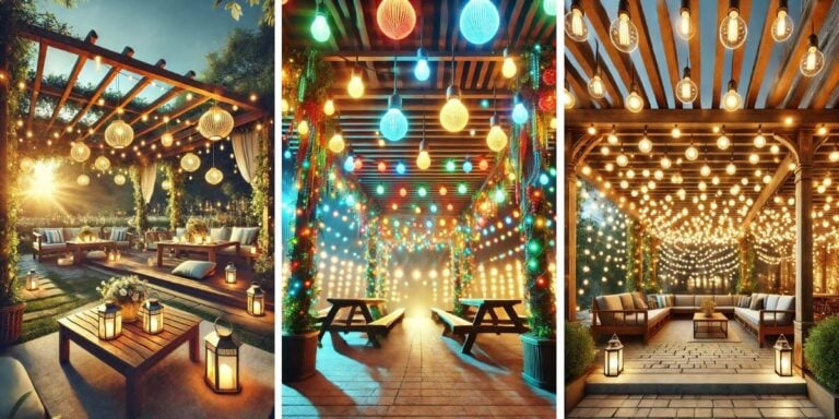 25 Unique Pergola Lighting Ideas to Create an Inviting Ambiance