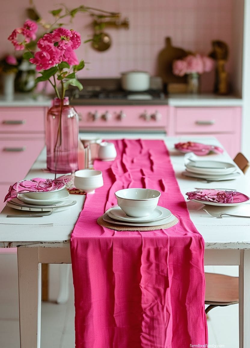 70 Charming Retro Pink Kitchen Ideas for a Stylish Makeover (2024)