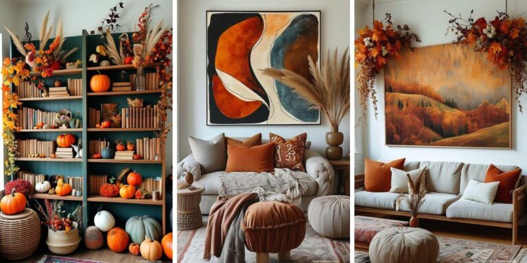 25 Stunning Boho Fall Living Room Decor Ideas for a Vibrant Autumn Look