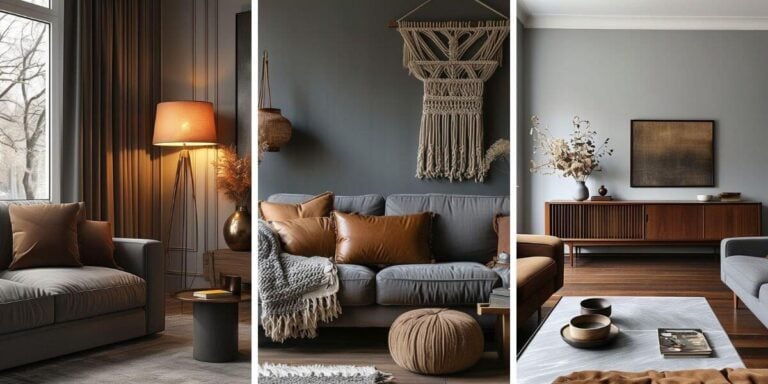 25 Cozy Gray and Brown Living Room Ideas for a Warm and Inviting Home