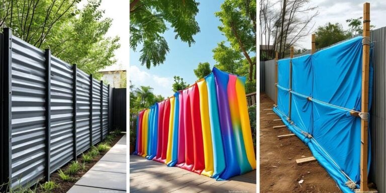 15 Affordable Temporary Fence Ideas for a Quick Backyard Makeover