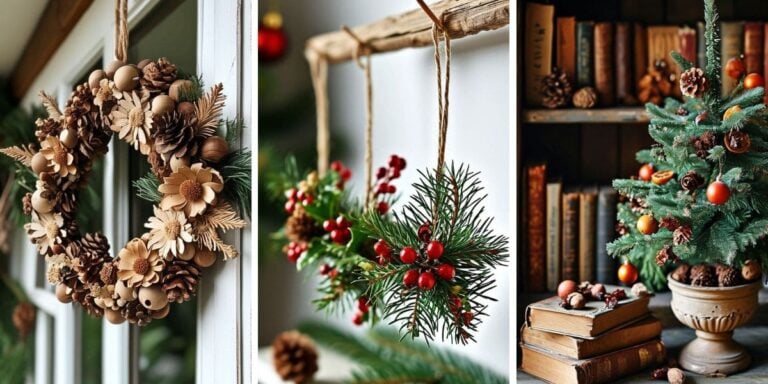 35+ Stunning Natural Christmas Decorations for a Cozy Holiday Feel