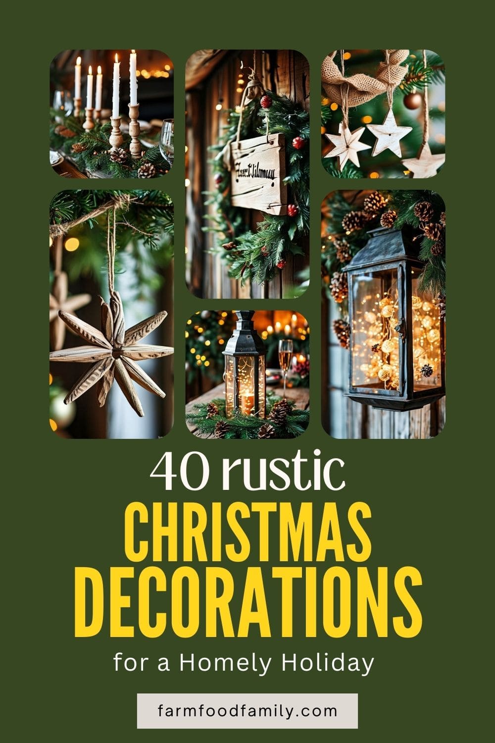 40+ Charming Rustic Christmas Decor Ideas to Transform Your Home This Holiday (2024)