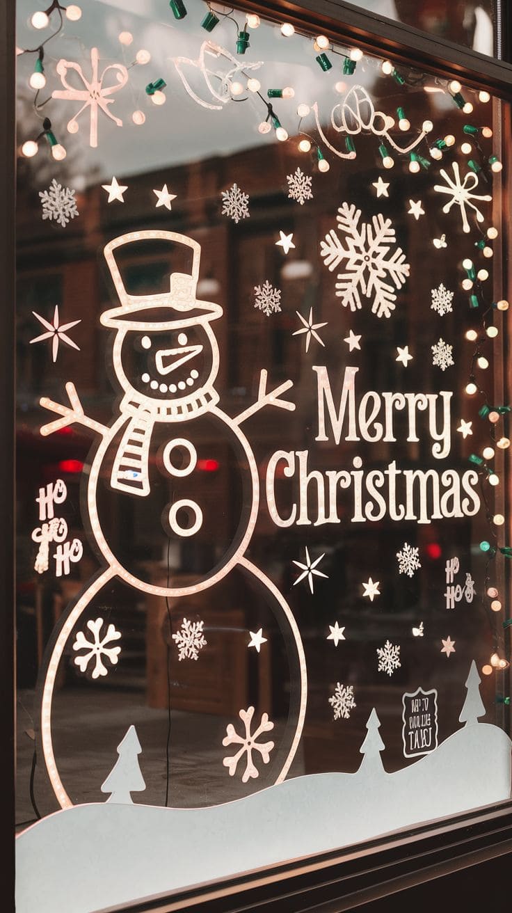 1 Christmas Window Decor 1