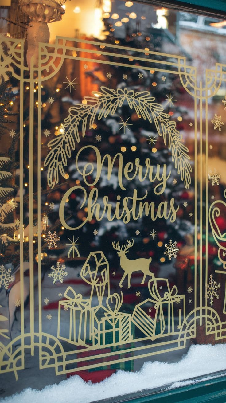 1 Christmas Window Decor 2